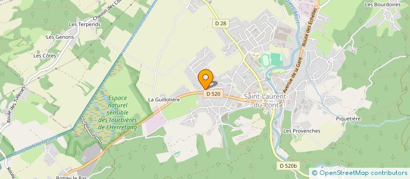 localisation de l'entreprise SARL VIDEO DISTRIBUTION 73  SAINT-LAURENT-DU-PONT