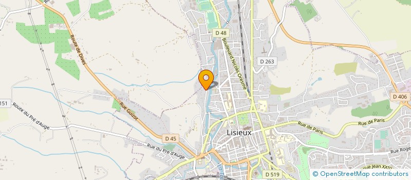 localisation de l'entreprise SARL VIDEO IMAGE à LISIEUX