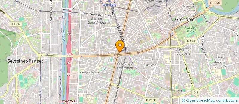 localisation de l'entreprise SARL VIDEO PALACE  GRENOBLE