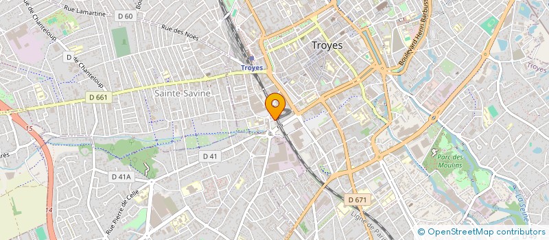 localisation de l'entreprise SARL VIDEX à TROYES