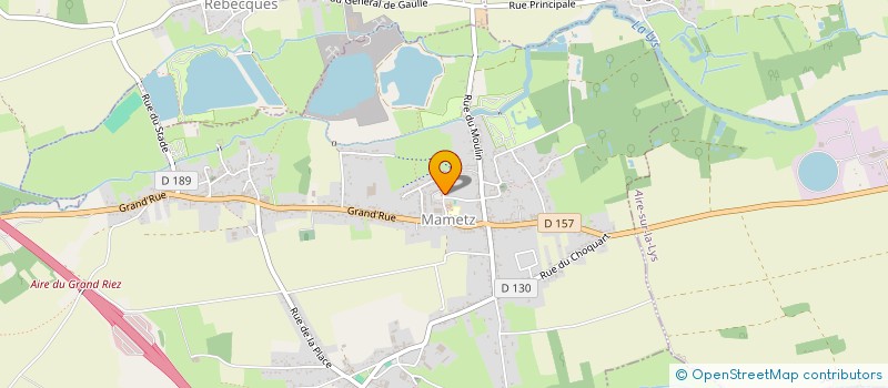 localisation de l'entreprise SARL VIEILLARD  MAMETZ