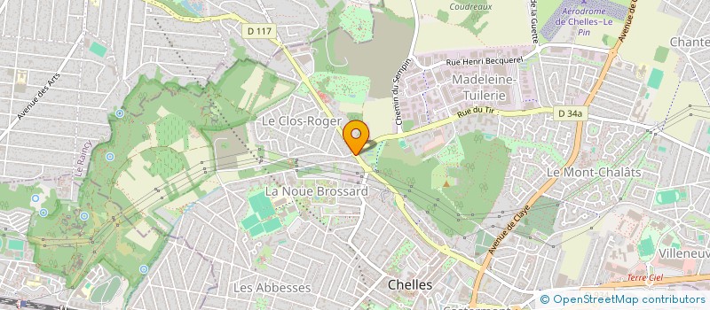 localisation de l'entreprise SARL VIEIRA LES 4 ROUTES à CHELLES