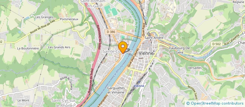 localisation de l'entreprise SARL VIENNOISE DE BATIMENT  SAINTE-COLOMBE