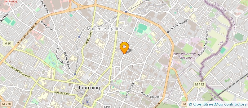 localisation de l'entreprise SARL VIENNOISERIE DU CHENE HOUPLINE à TOURCOING
