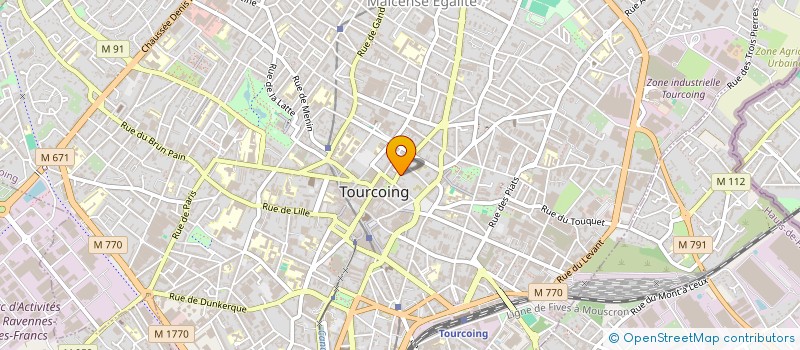 localisation de l'entreprise SARL VIENNOISERIE MAISSA  TOURCOING