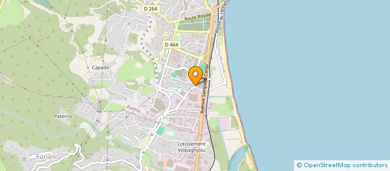 localisation de l'entreprise SARL VIFS APPATS à BASTIA