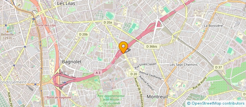 localisation de l'entreprise SARL VIGI-LANCE à MONTREUIL