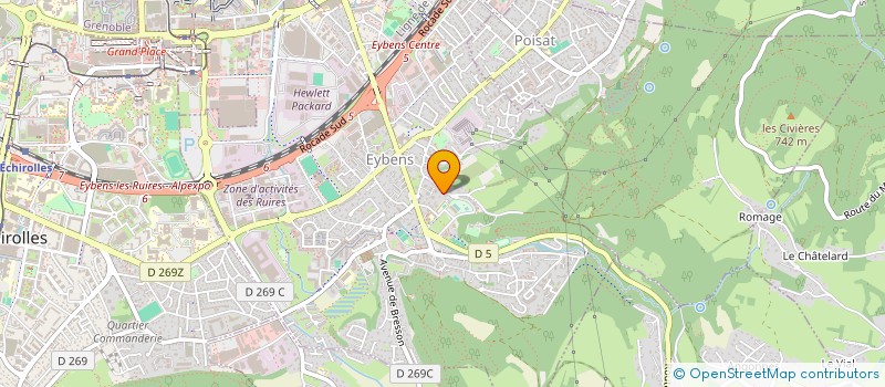 localisation de l'entreprise SARL VIGIER  EYBENS