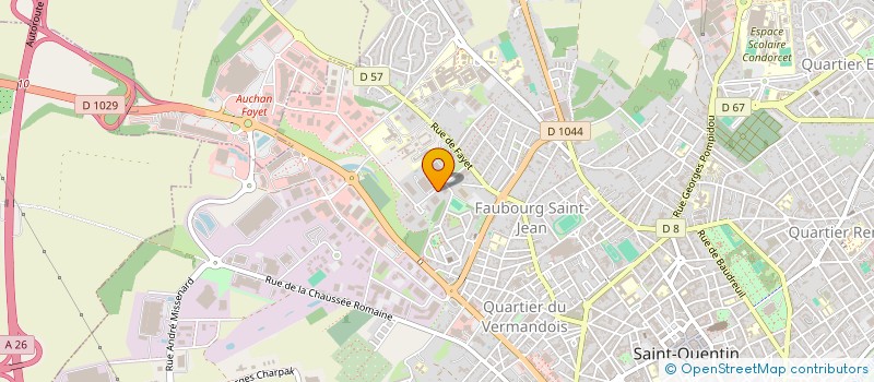 localisation de l'entreprise SARL VIGIGROUP  SAINT-QUENTIN