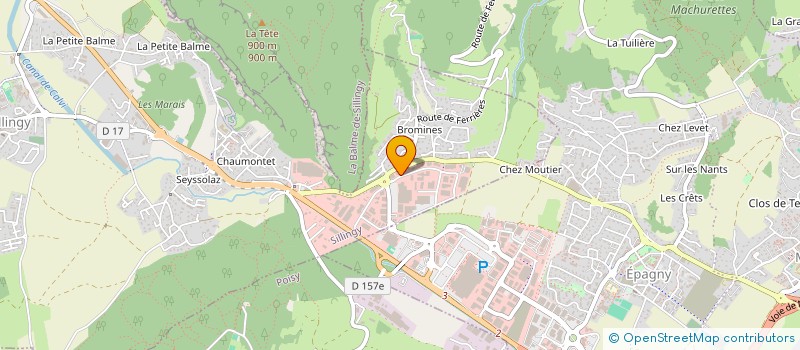 localisation de l'entreprise SARL VIGLIVER  SILLINGY