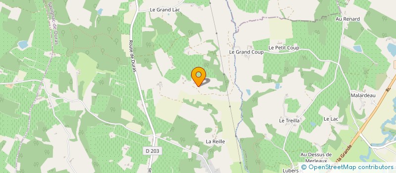 localisation de l'entreprise SARL VIGNERONS OFFICE  SAVIGNAC DE DURAS