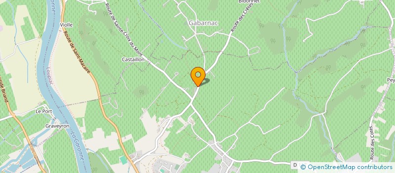 localisation de l'entreprise SARL VIGNOBLES LABOUILLE  SAINTE-CROIX-DU-MONT