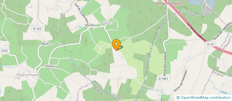 localisation de l'entreprise SARL VIGNOBLES VILLEMON  GOURS