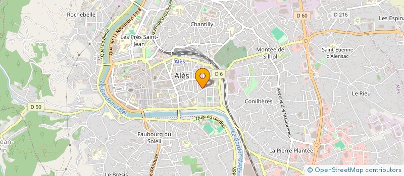 localisation de l'entreprise SARL VIGROUX EXPERTISES  ALES