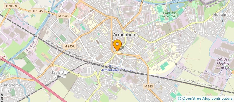 localisation de l'entreprise SARL VIHEVA à ARMENTIERES