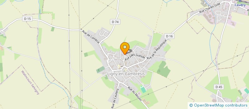 localisation de l'entreprise SARL VILAIN SERVICES à LIGNY-EN-CAMBRESIS