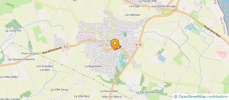localisation de l'entreprise SARL VILAJE  SAINT-MELOIR-DES-ONDES