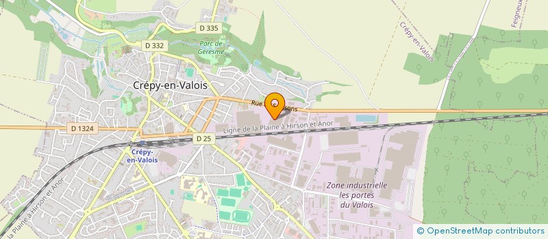 localisation de l'entreprise SARL VILELA  CREPY-EN-VALOIS