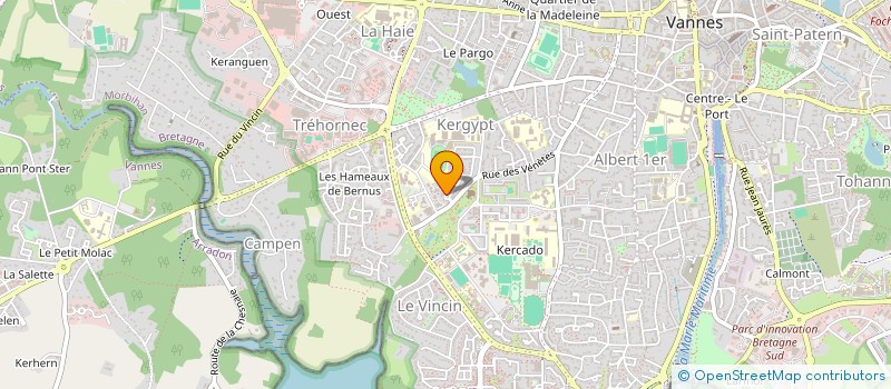 localisation de l'entreprise SARL VILLA D'YS à VANNES