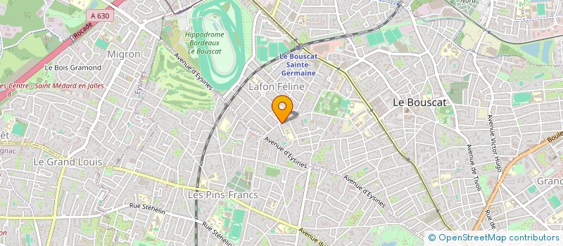 localisation de l'entreprise SARL VILLA MARGOT DIFFUSION à LE BOUSCAT