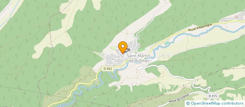 localisation de l'entreprise SARL VILLA SEVIGNE à GREOUX-LES-BAINS