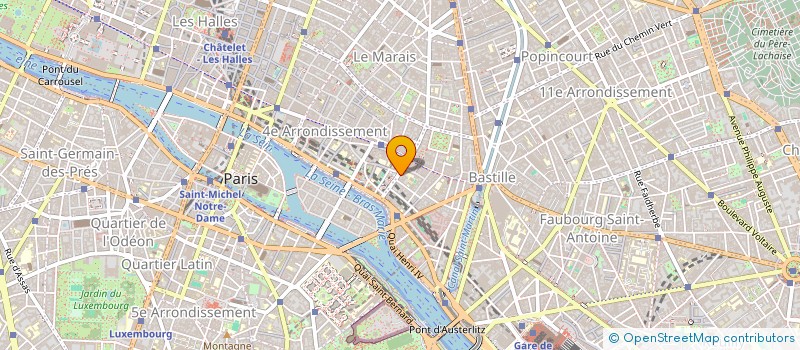 localisation de l'entreprise SARL VILLAGE SAINT PAUL  PARIS