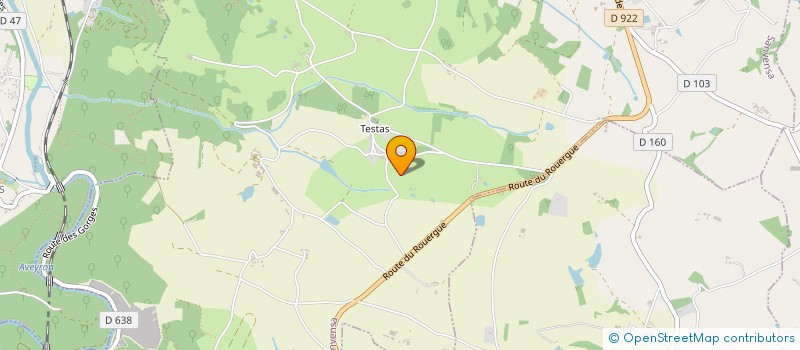 localisation de l'entreprise SARL VILLANDIE F.V.  LE BAS SEGALA