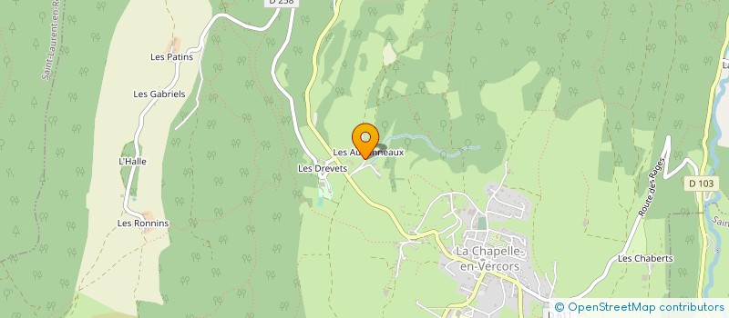 localisation de l'entreprise SARL VILLARD DESSIN à LA CHAPELLE-EN-VERCORS