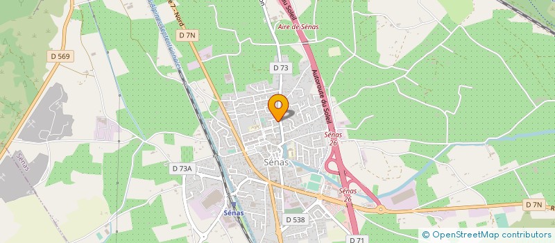 localisation de l'entreprise SARL VILLARET à SENAS