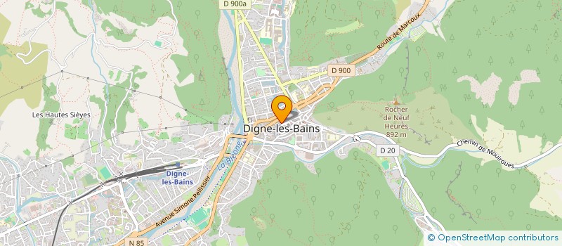 localisation de l'entreprise SARL VILLAS TRADITIONNELLES à DIGNE-LES-BAINS