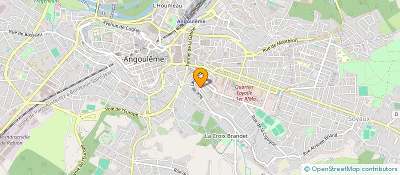 localisation de l'entreprise SARL VILLATTE MESSAC à ANGOULEME