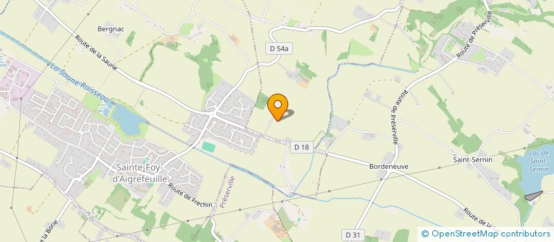 localisation de l'entreprise SARL VILLEBOURG  SAINT-PIERRE-DE-LAGES