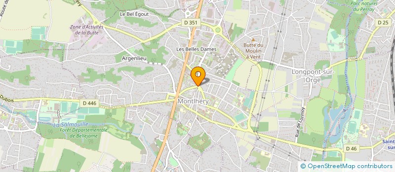 localisation de l'entreprise SARL VILLENEUVE EMBALLAGES à MONTLHERY