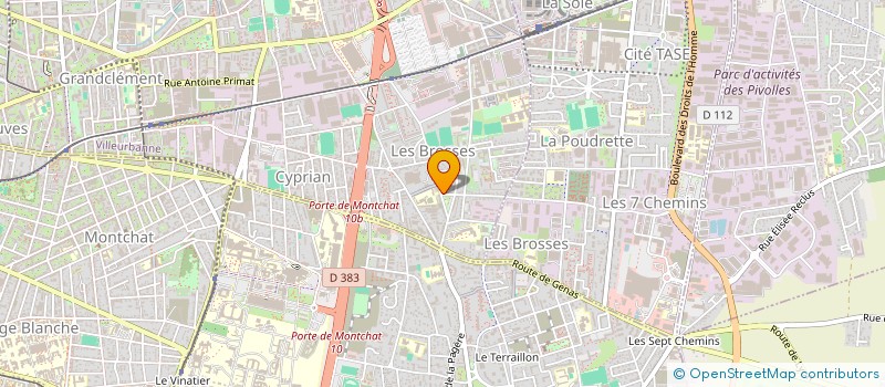 localisation de l'entreprise SARL VILLEURBANNAISE DES VIANDES à VILLEURBANNE