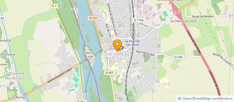 localisation de l'entreprise SARL VILNAT FLEURS à LA CHARITE-SUR-LOIRE