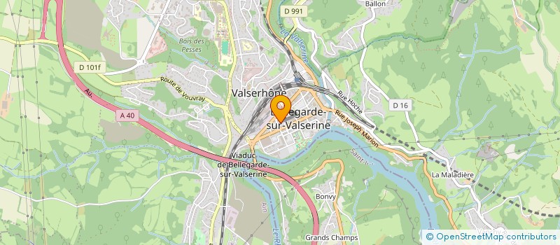 localisation de l'entreprise SARL VIM à VALSERHONE