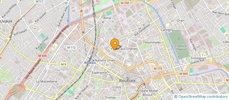 localisation de l'entreprise SARL VIMALA à ROUBAIX