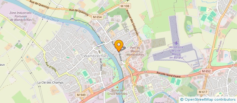 localisation de l'entreprise SARL VIN DE BISE  WAMBRECHIES