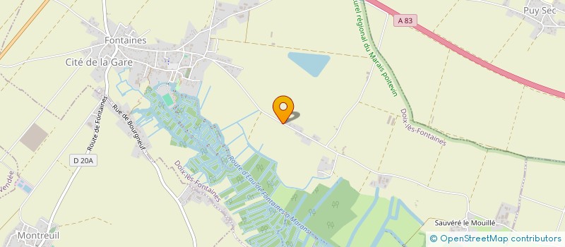 localisation de l'entreprise SARL VINCENDEAU CHRISTIAN  DOIX LES FONTAINES