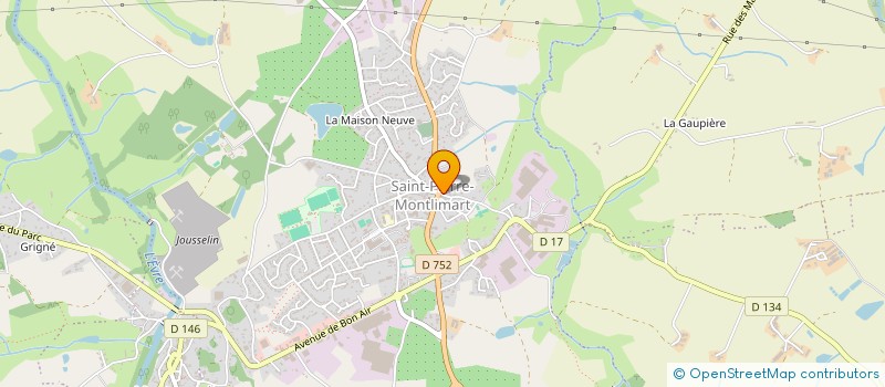 localisation de l'entreprise SARL VINCENT ALAIN à MONTREVAULT-SUR-EVRE
