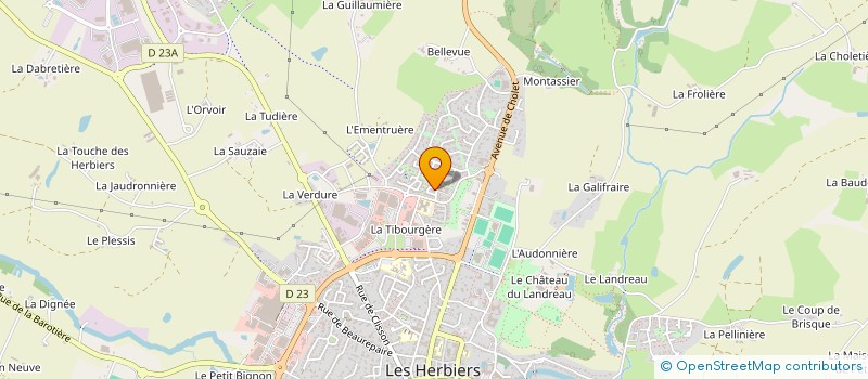 localisation de l'entreprise SARL VINCENT DAGORNE à LES HERBIERS