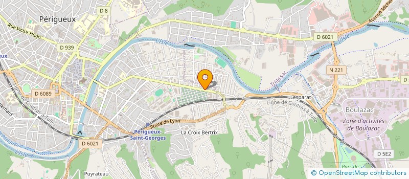 localisation de l'entreprise SARL VINCENT LABRO à PERIGUEUX
