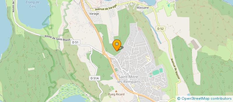 localisation de l'entreprise SARL VINCENT LESAGE à SAINT-MITRE-LES-REMPARTS