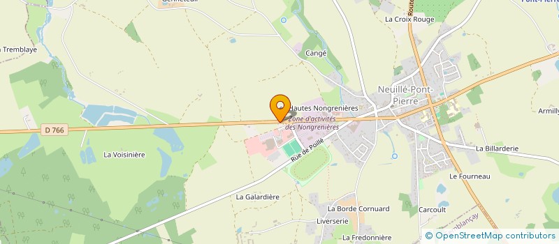 localisation de l'entreprise SARL VINCENT MEUNIER à NEUILLE-PONT-PIERRE