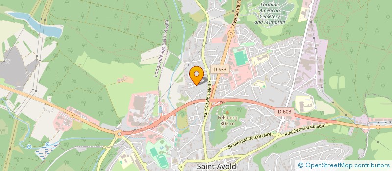 localisation de l'entreprise SARL VINCI à SAINT-AVOLD
