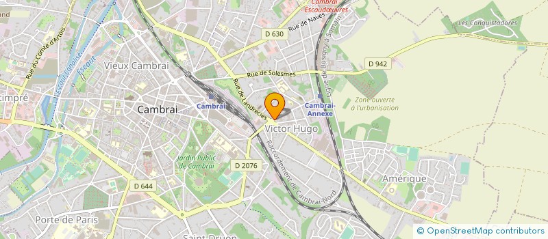 localisation de l'entreprise SARL VINOMAG  CAMBRAI