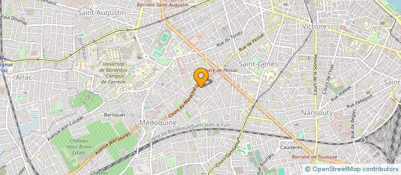 localisation de l'entreprise SARL VINS 33  ARES