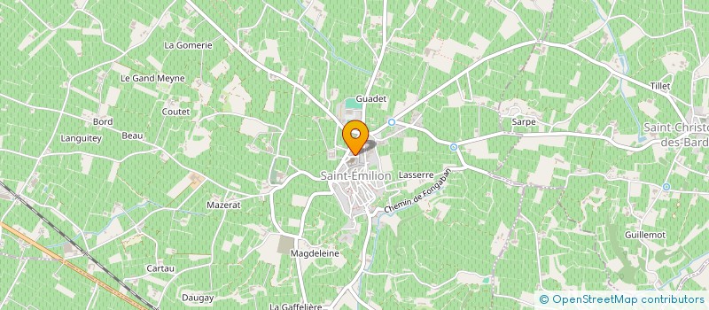 localisation de l'entreprise SARL VINS LUCAS VAUTHIER à SAINT-EMILION