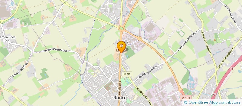 localisation de l'entreprise SARL VINS & METS à RONCQ