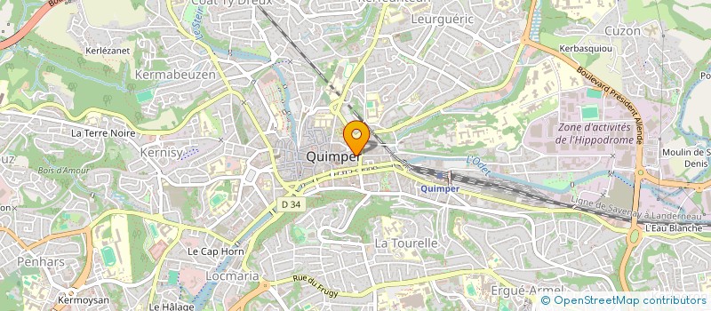 localisation de l'entreprise SARL VINYLS STATION à QUIMPER